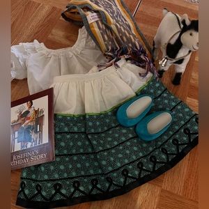 American Girl Doll Accessories and goat.